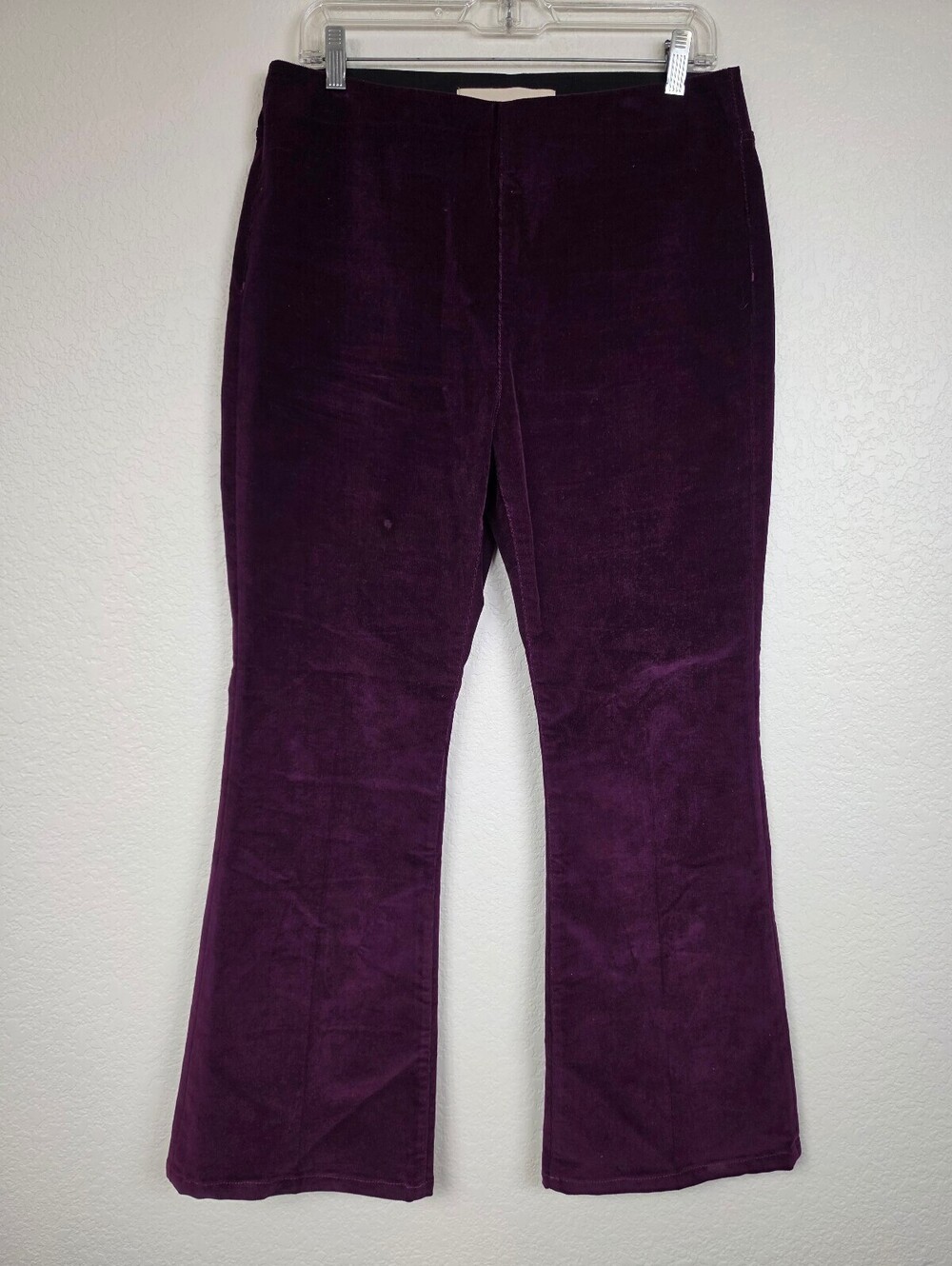 Soft Surroundings Purple Velvet Pants PM Whimsigoth